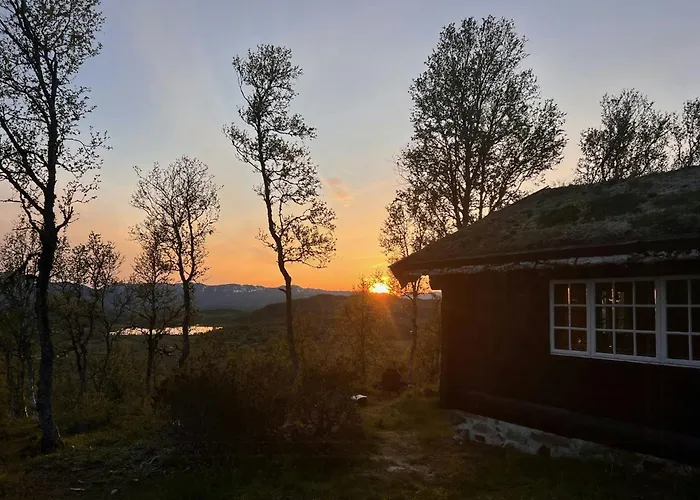 Feriehus Traditional Log At Vierli *